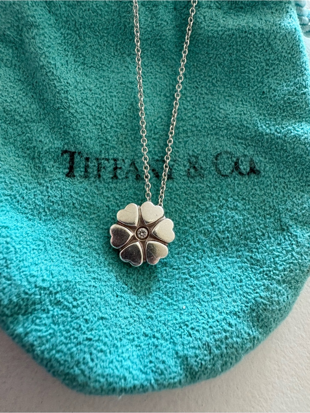 Tiffany & Co. Flower Diamond Necklace